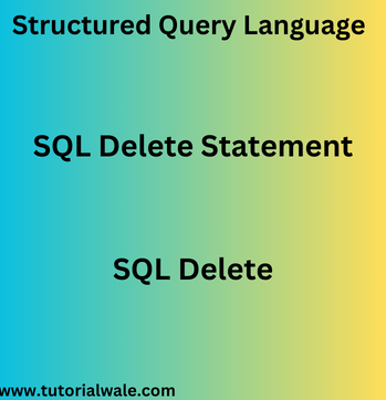 SQL Delete