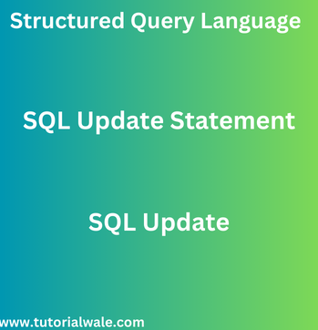 SQL Update