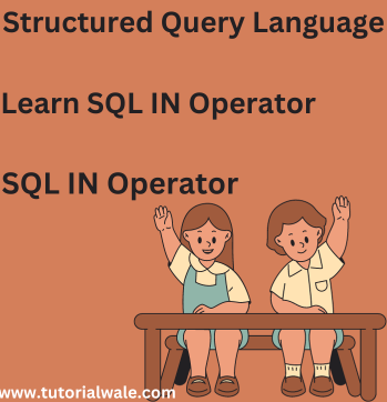 SQL IN Operator