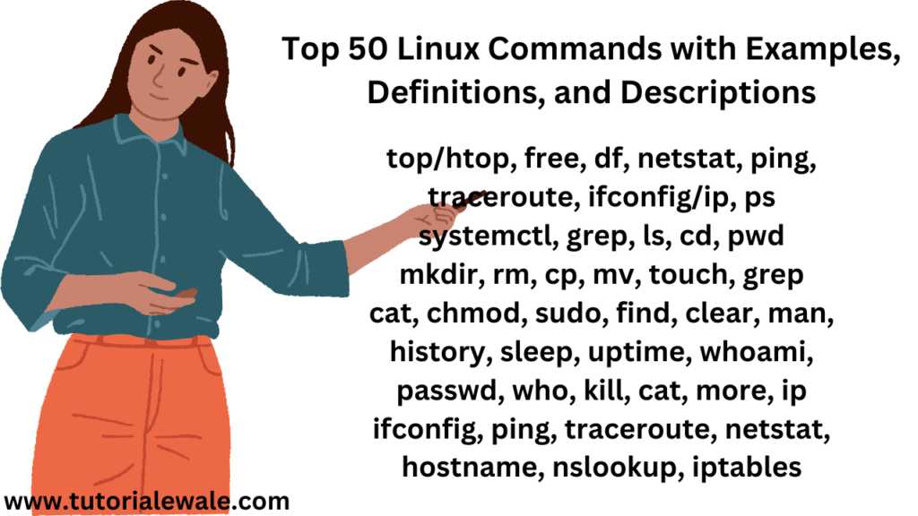 Top 50 Linux Commands with Examples